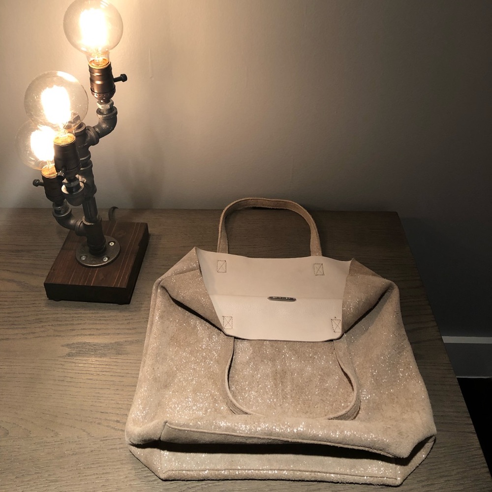 COPY - Monserat De Lucca Sparkling leather! Never Used!
